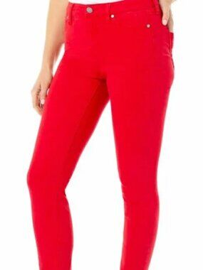 Liverpool High Rise Skinny Jean Red Size 4 27